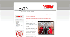 Desktop Screenshot of english.tankmanufaktur.de